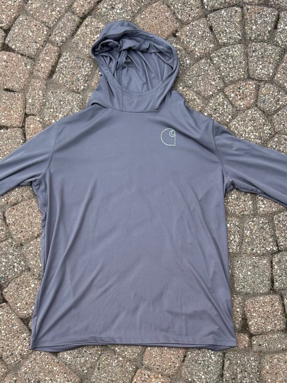 Force Sun Defender Relaxed Fit Light Weight Long Sleeve Hoodie Men Sz XL UPF